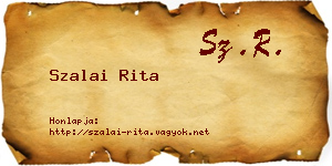 Szalai Rita névjegykártya